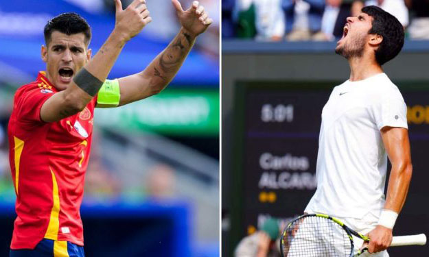 Morata invita a Alcaraz a celebrar Eurocopa y Wimbledon en Madrid