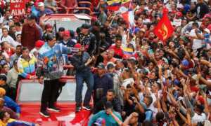Maduro en campaña de Caracas: Soy el candidato de la paz y del amor