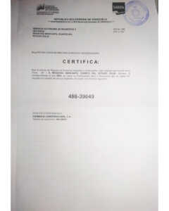 Acta de disolución COINDICA Construcción ,C.A RM 486-39049