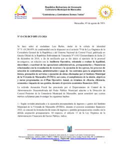 Auditoría Operativa Nº O-CM-DCP-DPI-153-2024