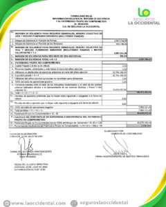 Formulario MS-02 Seguros La Occidental