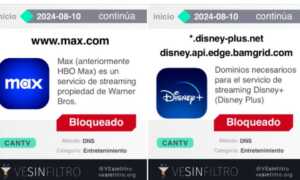Disney Plus, Max y Mercado Libre engrosan la lista de plataformas bloqueadas en Cantv