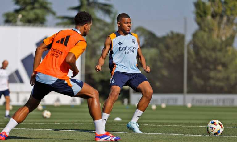 Mbappé inicia el trabajo de campo con el Real Madrid