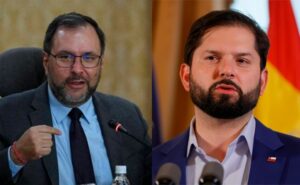 Canciller Gil arremete contra Boric y lo trata de “sumiso peón del imperialismo”