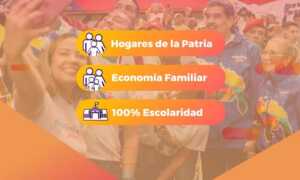 Pagan tres programas de protección social a través del Sistema Patria