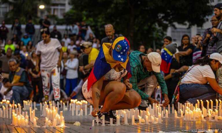 Realizan vigilia por la libertad de los "presos políticos" en contexto poselectoral