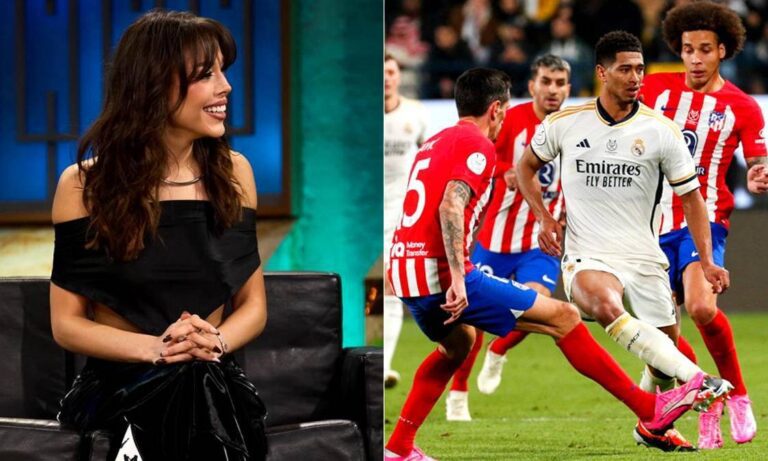 El Atlético de Madrid cancela el show de Danna Paola en el derbi tras declararse madridista