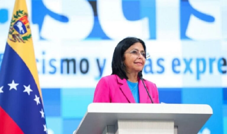 Delcy Rodríguez asegura que consigna “hasta el final” evocaba el exterminio de los chavistas