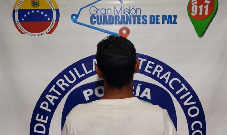 Arrestan a joven en Fundabarrios por violencia de género y amenaza de muerte