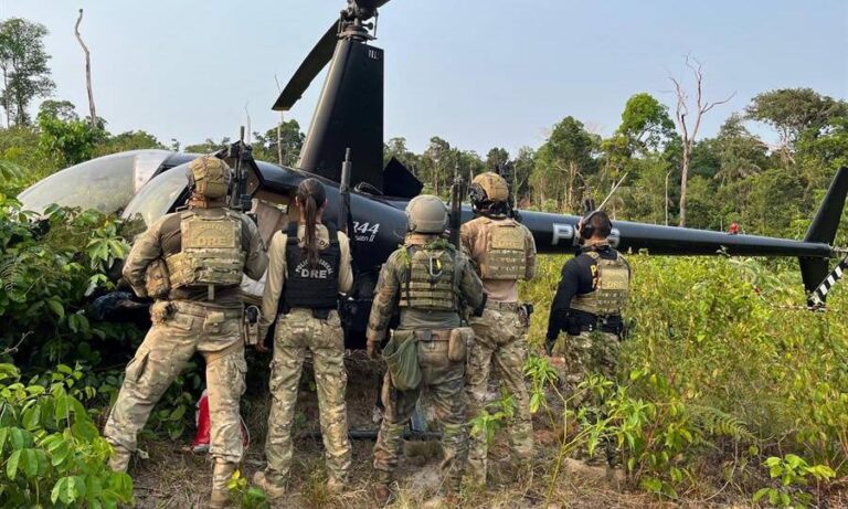 En Brasil hallan 240 kilos de skunk en un helicóptero procedente de Venezuela