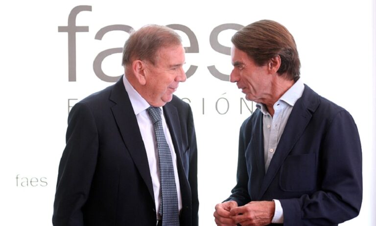 Aznar tras reunión con González Urrutia: “Es el presidente electo de Venezuela”