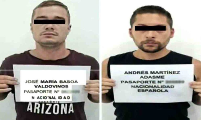 Gobierno informa a España identidad y cargos contra sus 2 ciudadanos detenidos