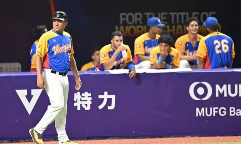 El Team Béisbol Venezuela Sub-23 pierde ante China por marcador de 6-5 en el Mundial