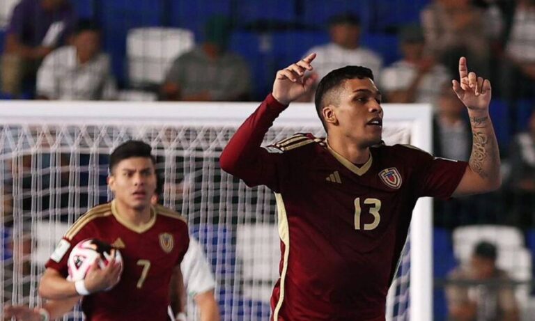 La Vinotinto debuta con derrota en el Mundial de fútbol sala