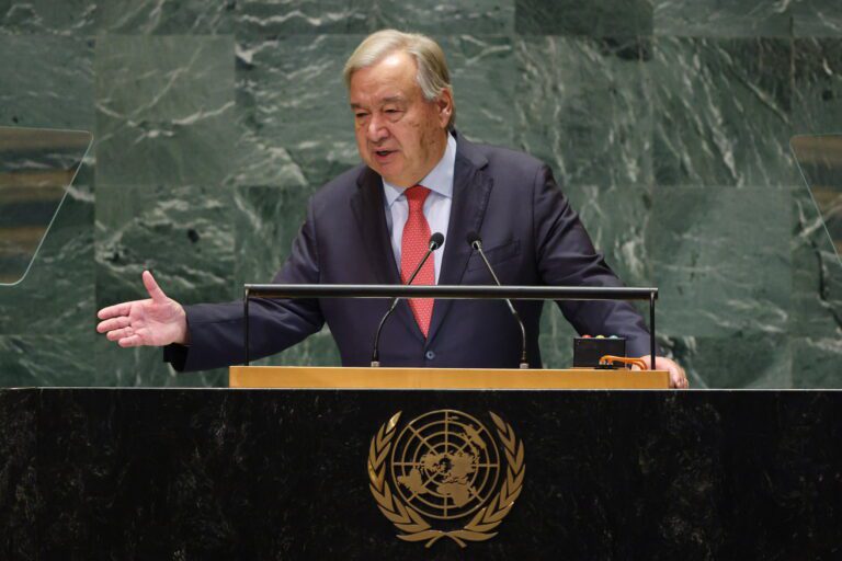 Guterres: “El mundo es un torbellino y su estado es insostenible, no podemos seguir así”