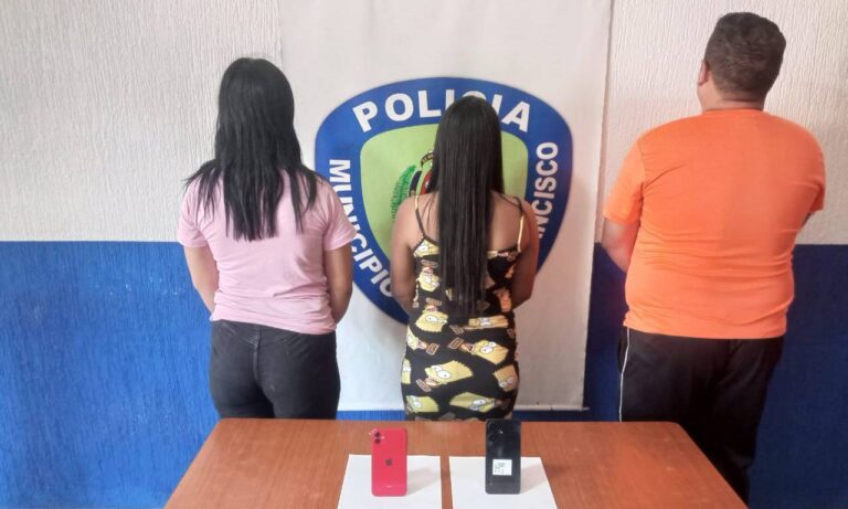 Polisur arresta a dos mujeres y a un hombre por ultraje al pudor y difusión de pornografía