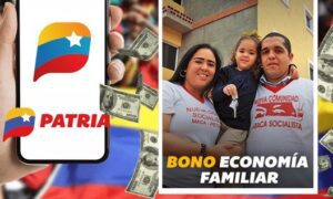 Pagan por Patria el bono Economía Familiar de octubre