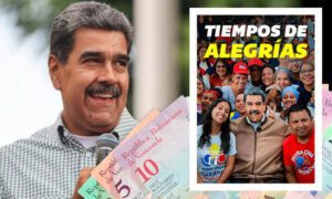 Pagan por Patria bono “Tiempos de Alegrías” de 180 bolívares