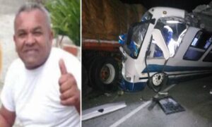 Un muerto y un herido deja choque entre una buseta y un chuto en la Morón-Coro
