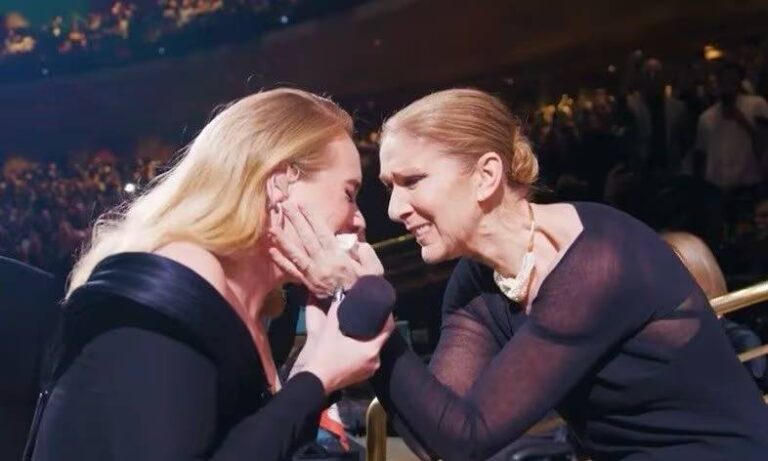 Tras el emocionante encuentro con Céline Dion, Adele homenajea en un mensaje a la cantante