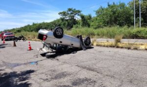 Concejal de Baralt y su familia resultan heridos en accidente en la San Pedro-Lagunillas