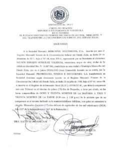 Cartel de Citación Expediente Nro 59.517