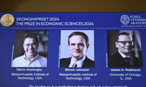 Daron Acemoglu, Simon Johnson y James Robinson ganan el Premio Nobel de Economía