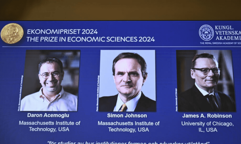 Daron Acemoglu, Simon Johnson y James Robinson ganan el Premio Nobel de Economía