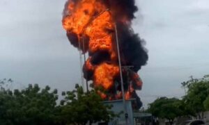 Pdvsa sobre incendio en tanque de La Salina en Cabimas: No hubo afectaciones a terceros