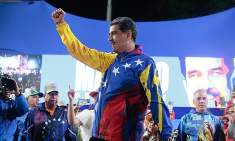 Maduro celebra los 3 meses de su cuestionada reelección como presidente