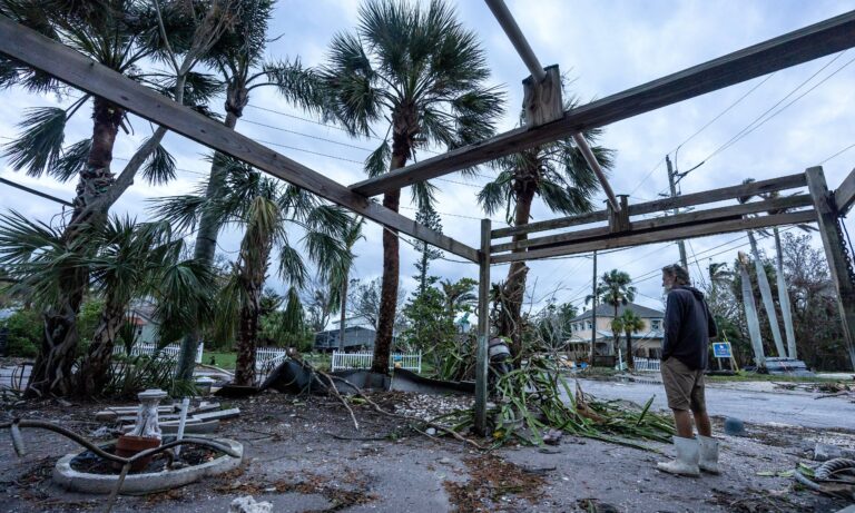 Aumentan a 4 los muertos por el azote del huracán Milton en Florida