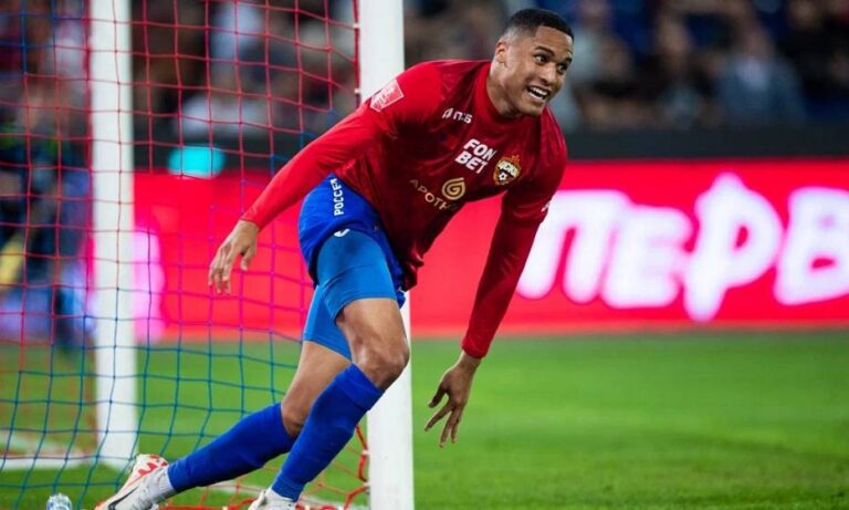 Saúl Guarirapa se estrena con gol en el Cska Moscú