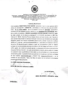 Cartel de citación Solicitud Nro 4539-2024