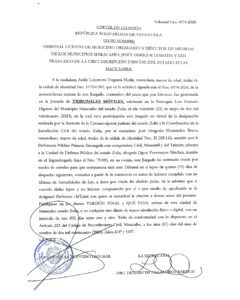 Cartel de Citación Solicitud Nro 4574-2024