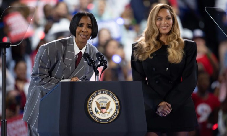 Beyoncé y Kelly Rowland apoyan campaña de Kamala Harris en Houston