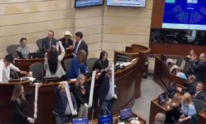 Presentan actas electorales ante el Senado de Colombia tras videoconferencia de Machado