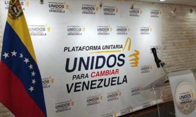 Plataforma Unitaria condiciona su participación en elecciones del 25 de mayo