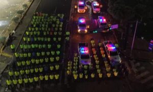 Encendido de luces de Bella Vista finaliza sin novedades en salud y seguridad