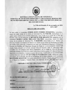Boleta de Citación Solicitud Nro 841-2024