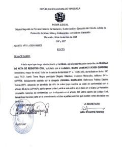 Edicto Asunto VP31-J-2024-006803