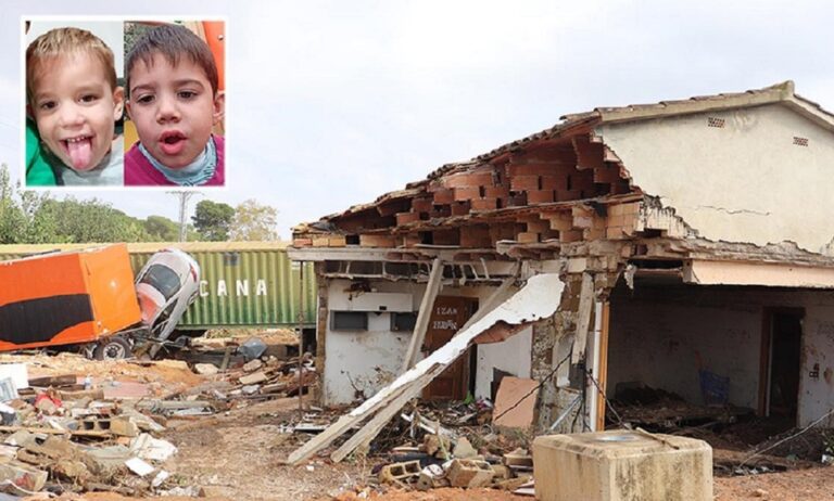 Hallan cuerpos de dos hermanos de 3 y 5 años desaparecidos durante el temporal en España