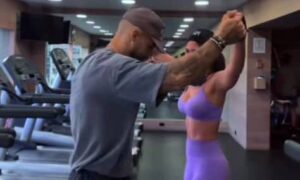 Sheynnis Palacios y su novio venezolano bailan salsa al ritmo de Óscar D’León