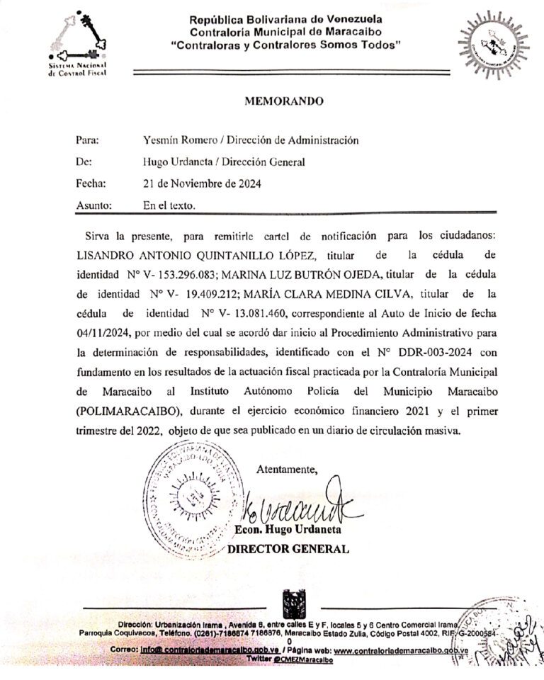 Procedimiento Administrativo No DDR-003-2024