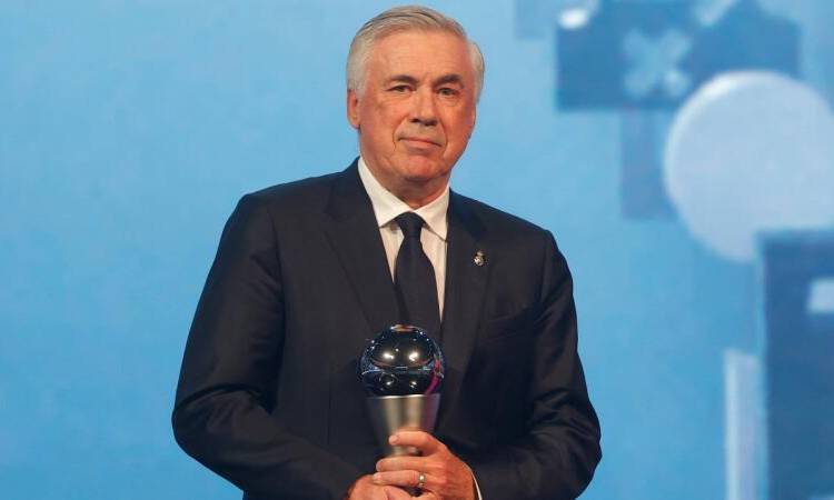 Eligen a Ancelotti el mejor entrenador del mundo: “Mis jugadores a veces me escuchan”