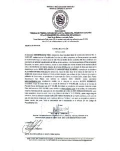 Cartel de Citación Asunto DC-066-2024 Ner Hernández Vera
