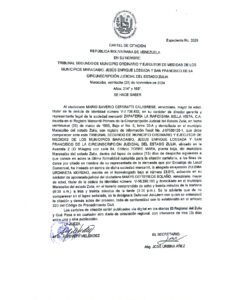 Cartel de Citación Expediente Nro 3329