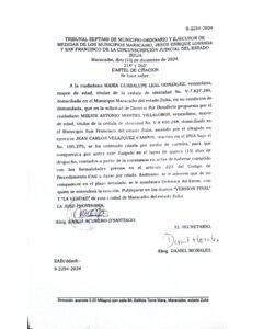 Cartel de Citación S-2254-2024