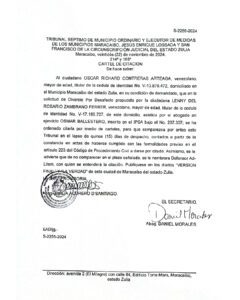 Cartel de Citación S-2255-2024