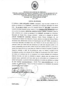 Cartel de Citación S-4571-2024