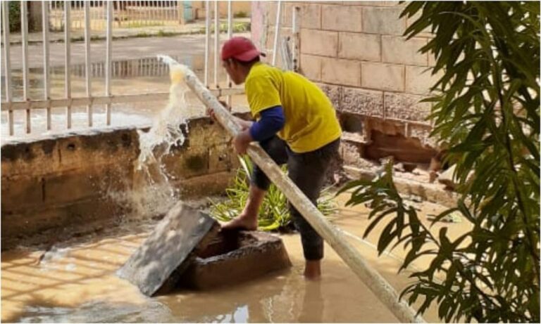 Plan de Respuesta Inmediata atiende inundaciones en viviendas en el barrio La Rinconada